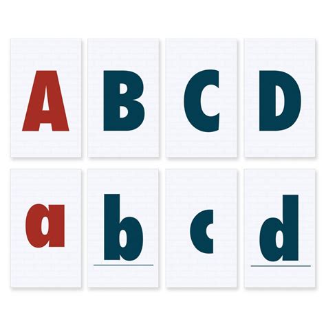 · uppercase letters are used to begin sentences and are also used for . Alphabet Flashcards Set - Uppercase & Lowercase