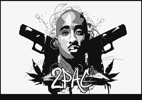 Tupac 2pac Svg Tupac Shakur Svg Bundle Thug Life