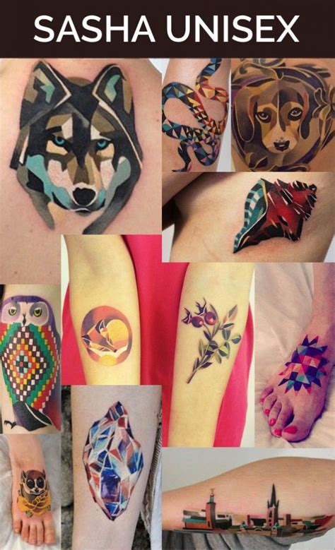 Sasha Unisex Cool Tattoos Tattoo Artists Tattoos