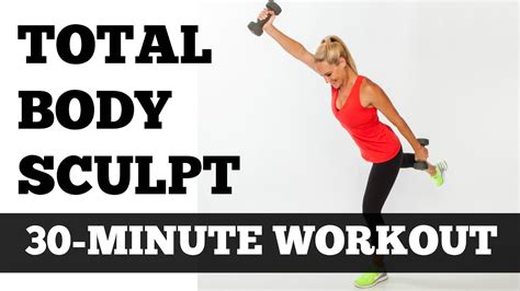 Full Body Workout At Home 30 Minute Total Body Sculpting Fat Burning Exercise Video Youtube