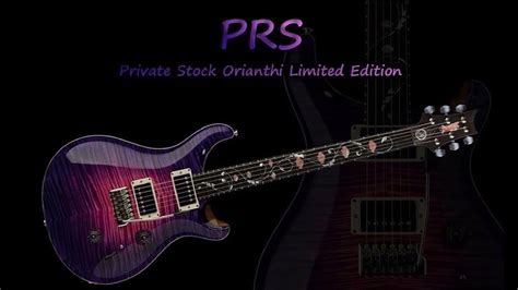 Orianthis Prs Custom Limited Edition Guitar Available Now Youtube