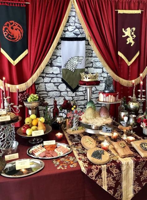 Game Of Thrones Party Karas Party Ideas Medieval Party Game Of