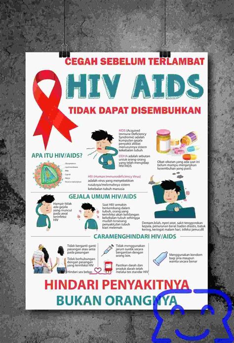 Poster Pencegahan Hiv Aids Berkualitas Artofit