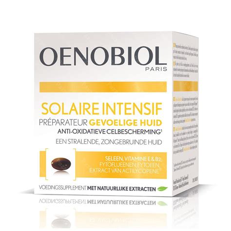 Oenobiol Solaire Intensif Gevoelige Huid 30 Cap Kopen Pazzox