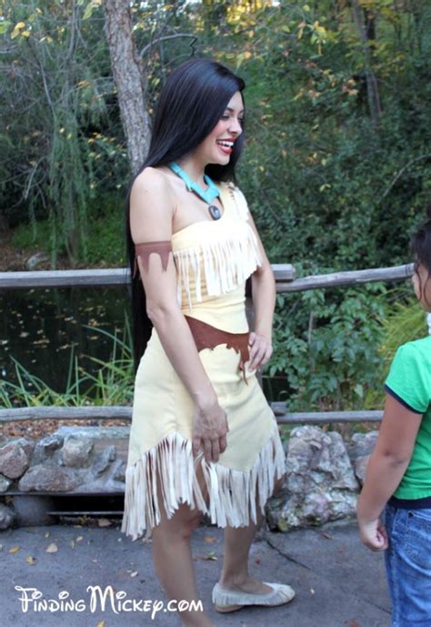 Pocahontas Disneyland Resort Costumed Characters
