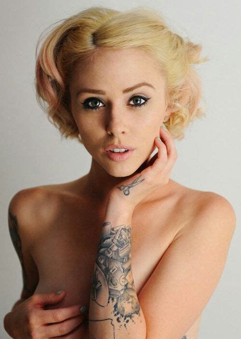 Blond Girl Tattoos Pretty Hairstyles Tattoo Photography