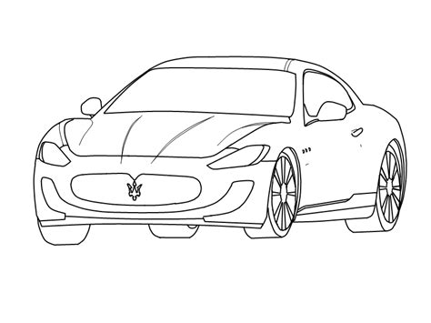 Maserati Coloring Pages
