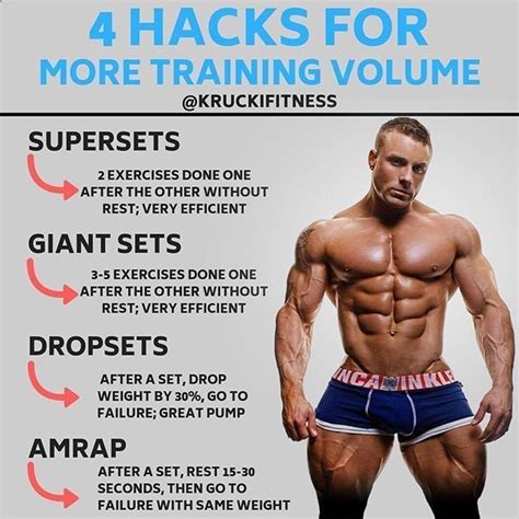 When You Need More Training Volume Theres A Few Simple Ways To Implement Them Into Your Workout