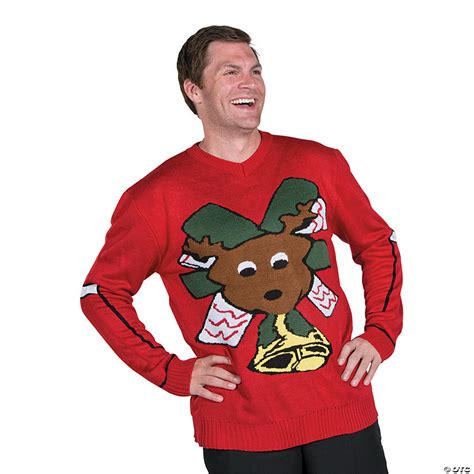 Red Ugly Christmas Sweater Oriental Trading