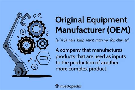 Original Equipment Manufacturer Oem Definition And Examples