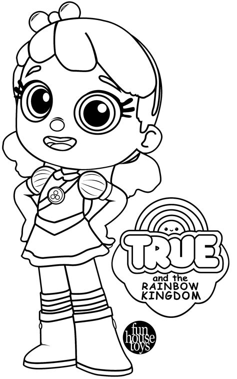 TRUE FROM TRUE AND THE RAINBOW KINGDOM Learn Colors while Coloring