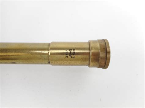Tasco 1860 Replica 4x15 Scope With Lens Caps Switzers Auction