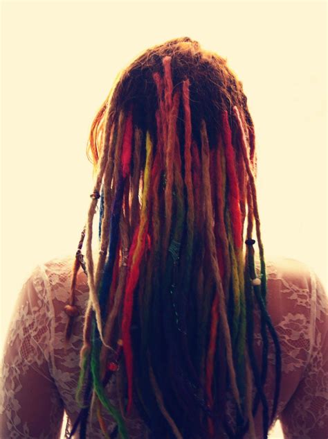 My Beloved Rainbow Dreads Dreadlocks Beloved Rainbow Hair Styles