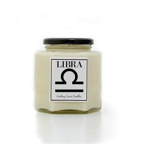 Libra Star Sign Scented Candle Zodiac Constellation Astrology Etsy
