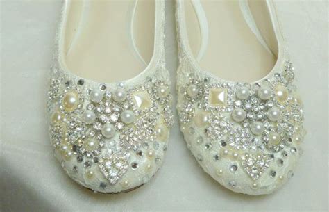 Twinkle Toes Ballet Flats Vintage Lace And By Tlccreationsuk 30100