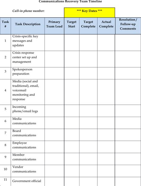 Download Crisis Communication Plan Templates For Free Page 7
