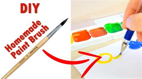 Diy Homemade Paint Brush 🖌️ How To Make Paint Brush At Home Youtube
