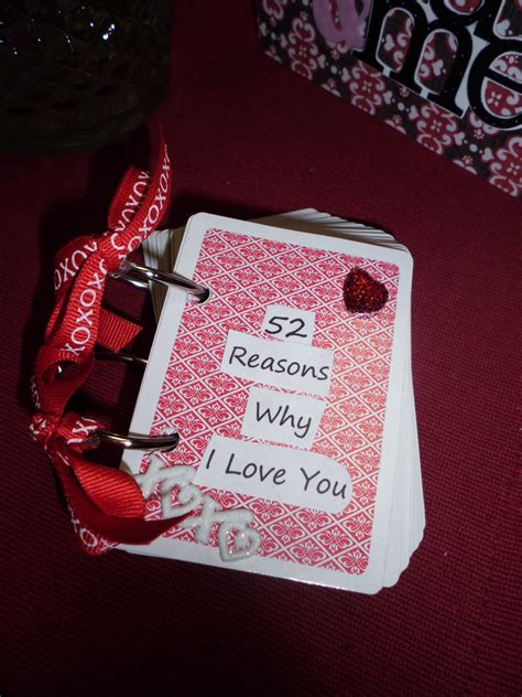 52 Reasons Why I Love You On A Deck Of Cards Ways To Say I Love You