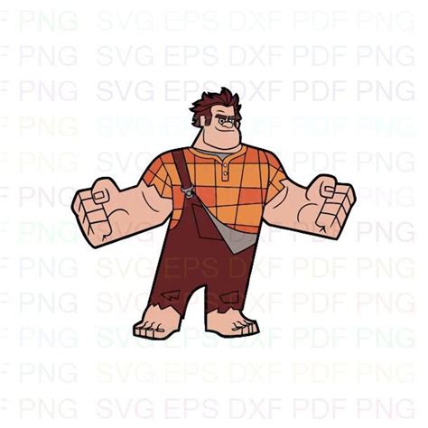 Wreckitwreckitralph Svg Dxf Eps Pdf Png Cricut Cutting File