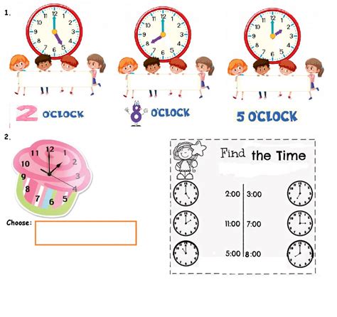 Telling The Time Worksheets Games4esl Telling The Time English Esl