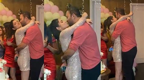 Ankita Lokhande Shares A Kiss With Boyfriend Vicky Jain At Her Birthday