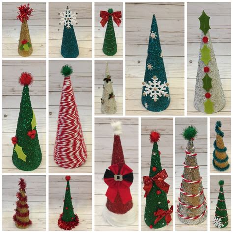 15 Cone Christmas Tree Designs To Make Handmade Happy Hour