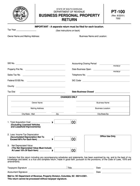 Sc Pt 100 2001 Form Fill Out And Sign Online Dochub