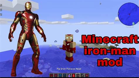 Iron Man In Minecraft Iron Man Mod Gameplay In Minecraft Youtube