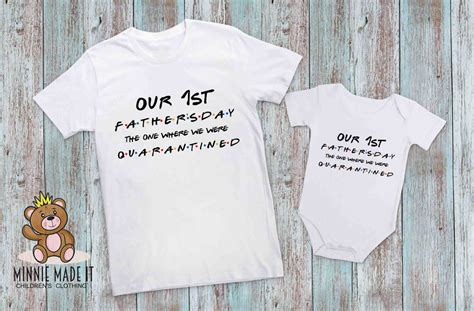 Fathers Day Daddy And Baby Matching Set Our 1st Fathers Day The
