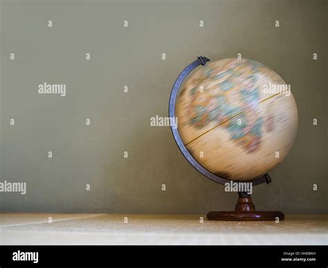 Spinning Globe Model Stock Photo Alamy