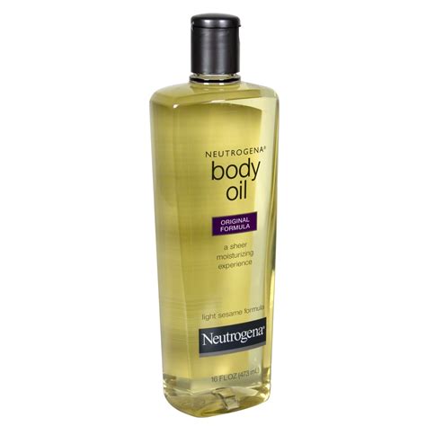 Neutrogena Body Oil Original Formula Light Sesame Formula 16 Fl Oz