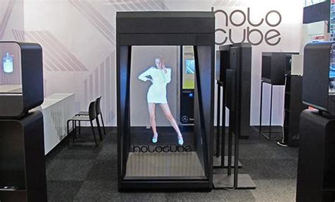 180° Holocube Hologram Display One Side View3d Holographic Display