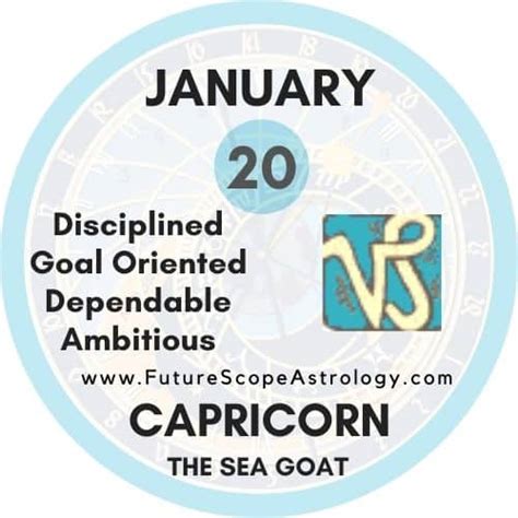 January 20 Zodiac Sign Capricorn Birthday Personality Zodiac Sign