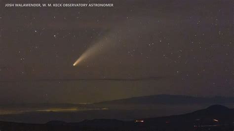 Video Spotting Comet Neowise From Hawaii Island