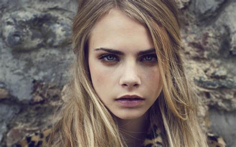 Cara Delevingne Women Blonde Face Blue Eyes Hd Wallpapers Desktop And Mobile Images And Photos
