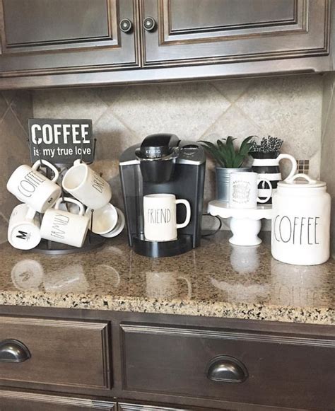 90 Beautifully Designed Countertop Coffee Stations Lures And Lace