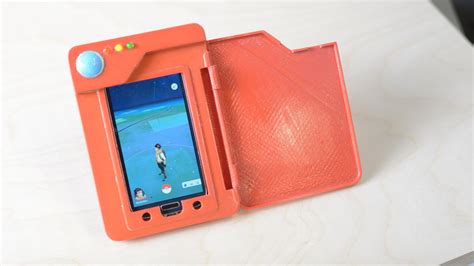 3d Printed Pokédex For Playing Pokémon Go Has Built In Battery Mashable