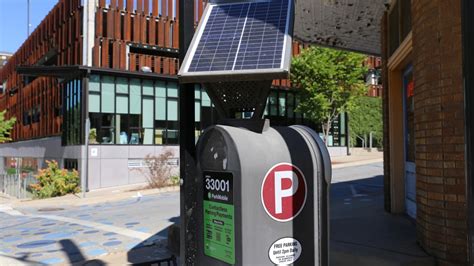 Downtown Fayetteville Parking Meters Now Solar Powered