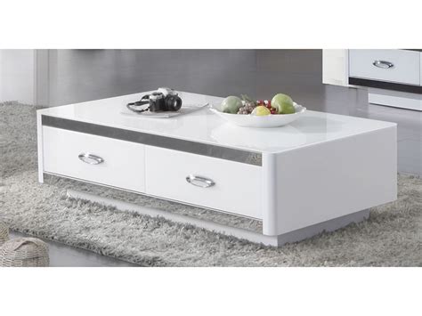 Modern White Coffee Table Drawers Shop For Affordable