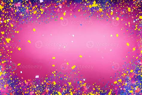 Colorful Confetti Fancy Background Generative Ai 23994428 Stock Photo