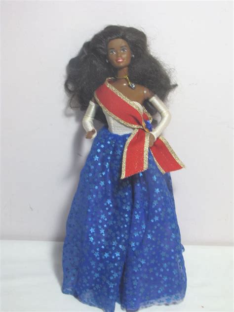 Vintage 1966 Black African American Barbie Doll Mattel China Black