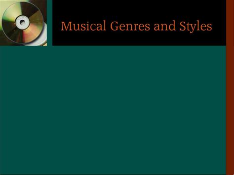 Ppt Musical Genres And Styles Powerpoint Presentation Free Download