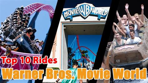 Top 10 Rides At Warner Bros Movie World Gold Coast 2021 Youtube