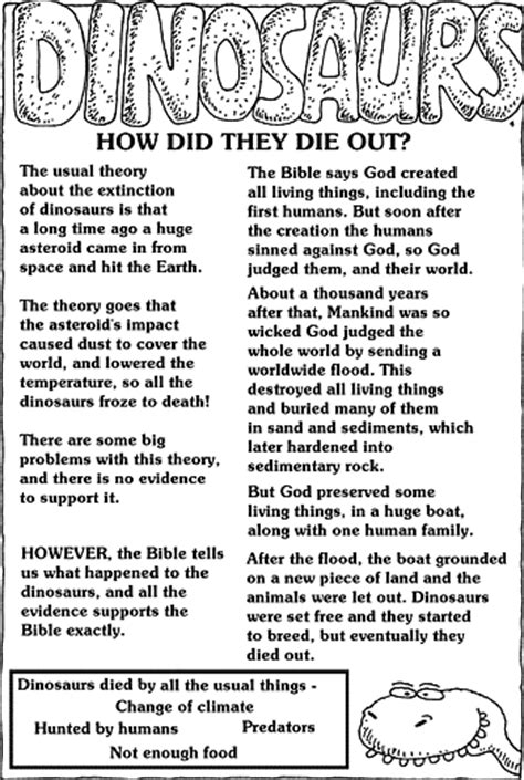 Henry wu is explaining how dinosaurs are born. Activity Sheet: Dinosaurs - How Did They Die Out ...