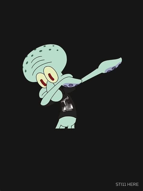 Squidward Dab Graphic T Shirt Dress For Sale By Sti11here Redbubble