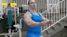 Big Muscle Women Gifs Tenor