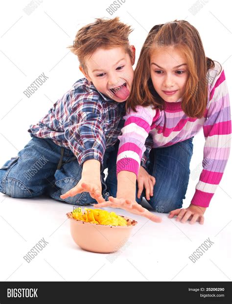Two Kids Image And Photo Free Trial Bigstock