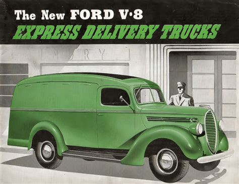 1939 Ford Express Delivery Trucks Brochure Australian The Flat Spot