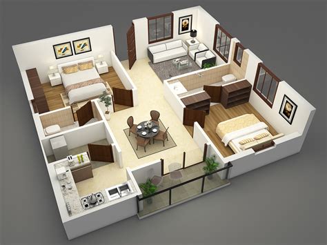3d Floor Plans Behance