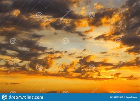 Heavenly Summer Background Beautiful Bright Majestic Dramatic Evening